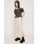 SHAGGY FRINGE I LINE スカート