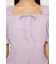 SHOULDER OPEN SQ PUFF トップス