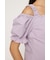 SHOULDER OPEN SQ PUFF トップス