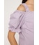 SHOULDER OPEN SQ PUFF トップス