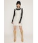 NYLON GATHER CAMI ショートワンピース