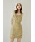 NYLON GATHER CAMI ショートワンピース