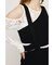 ASYMMETRY LAYER KNIT ショートワンピース