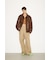 【THROW】PAD IN F／LEATHER ジャケット