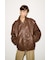 【THROW】PAD IN F／LEATHER ジャケット