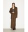 【THROW】MANNISH BELTED I LINE ロングスカート