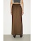 【THROW】MANNISH BELTED I LINE ロングスカート