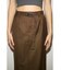【THROW】MANNISH BELTED I LINE ロングスカート