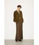 【THROW】MANNISH BELTED I LINE ロングスカート