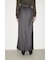 【THROW】MANNISH BELTED I LINE ロングスカート