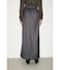 【THROW】MANNISH BELTED I LINE ロングスカート