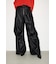 【THROW】F／LEATHER LOOSE FLIGHT パンツ