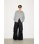 【THROW】F／LEATHER LOOSE FLIGHT パンツ