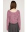2WAY SHAGGY YARN トップス