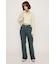 TAPE YARN SLANT NECK カーディガン