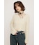 TAPE YARN SLANT NECK カーディガン