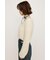 TAPE YARN SLANT NECK カーディガン