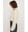 TAPE YARN SLANT NECK カーディガン