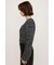 TAPE YARN SLANT NECK カーディガン
