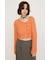 TAPE YARN SLANT NECK カーディガン
