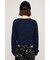 TAPE YARN SLANT NECK カーディガン