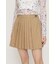 FRONT PLEATS ショートスカート