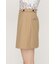 FRONT PLEATS ショートスカート
