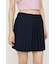 FRONT PLEATS ショートスカート
