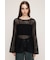 COTTON MESH 2WAY トップス