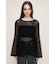 COTTON MESH 2WAY トップス