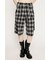 DAMAGE LACE CHECK MIDDLE パンツ