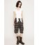 DAMAGE LACE CHECK MIDDLE パンツ