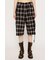 DAMAGE LACE CHECK MIDDLE パンツ