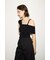 【THROW】ASYMMETRY RIB トップス