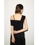 【THROW】ASYMMETRY RIB トップス