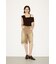 【THROW】ASYMMETRY RIB トップス