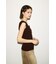 【THROW】ASYMMETRY RIB トップス