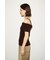 【THROW】ASYMMETRY RIB トップス