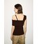 【THROW】ASYMMETRY RIB トップス