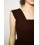 【THROW】ASYMMETRY RIB トップス
