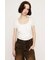 PUFF SLEEVE GATHER CUT トップス