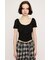 PUFF SLEEVE GATHER CUT トップス