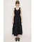 ASYMMETRY FRILL ロングワンピース