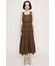ASYMMETRY FRILL ロングワンピース