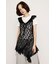 HEM DESIGN LACE FRILL L／トップス