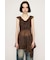 HEM DESIGN LACE FRILL L／トップス