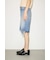 【THROW】RIPPED HALF DENIM PT／BE