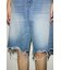 【THROW】RIPPED HALF DENIM PT／BE