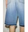【THROW】RIPPED HALF DENIM PT／BE
