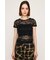 CUT LACE EMBROIDERY Tシャツ